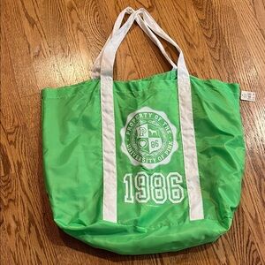 Victoria’s Secret pink university of pink green tote new with tags